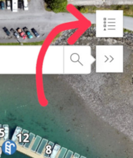 Legend icon with arrow screenshot